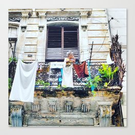 Smoke Break. Canvas Print