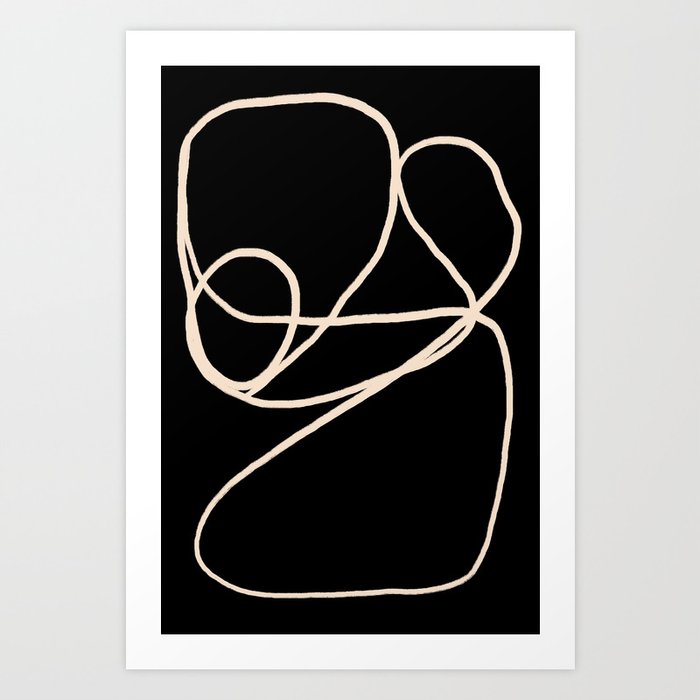 Infinite loop III - Curated collection Art Print