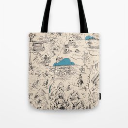 Vintage Map of New Mexico Tote Bag