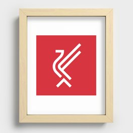 LFC Liverbird Type Logo Recessed Framed Print