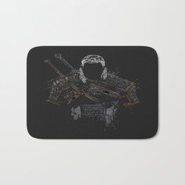 Geralt of Rivia - The Witcher Bath Mat | Fantasy, Landscape, Blood, Magic, Games, Hunt, Witcher, Graphicdesign, Geralt, Pop Art 