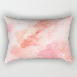 Warm pink waters Rectangular Pillow