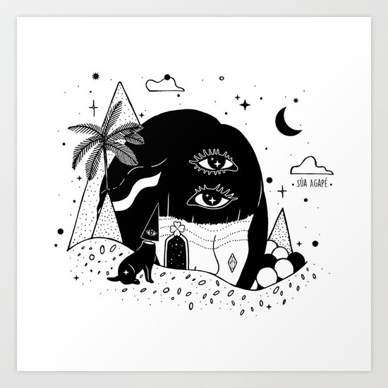 Silent Night Art Print