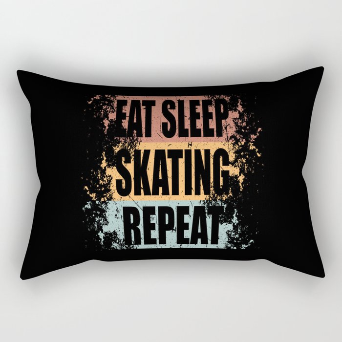 Skating Saying funny Rectangular Pillow