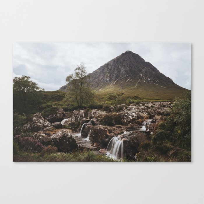Famous Etive Mor - Landscape and Nature Photography Canvas Print
