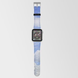 Fluffy clouds blue sky sunny day Apple Watch Band