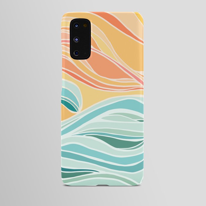 Sea and Sky Abstract Landscape Android Case