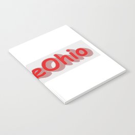 "#iLoveOhio " Cute Design. Buy Now Notebook