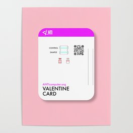 ANTIcomputer Valentines Test Poster