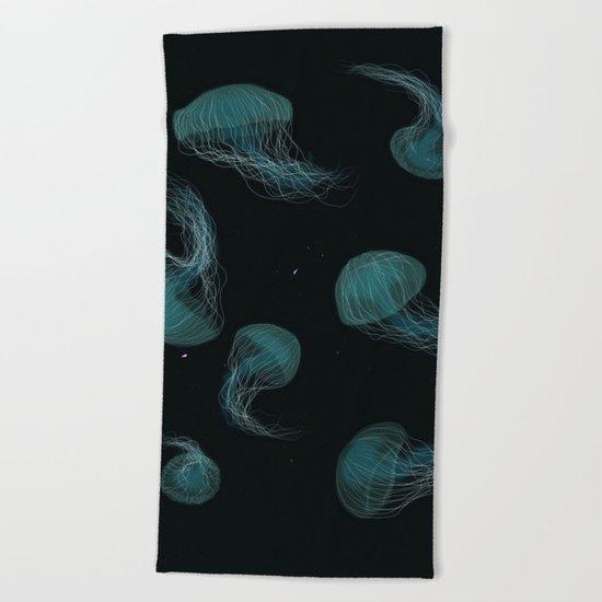 Jellyfish Ballet Beach Towel