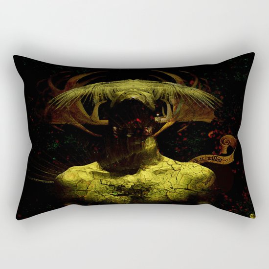 Heathen rite Rectangular Pillow
