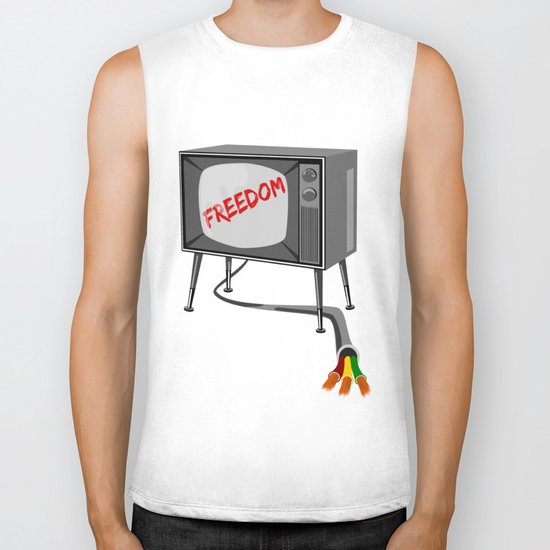 Freedom Television Biker Tank
