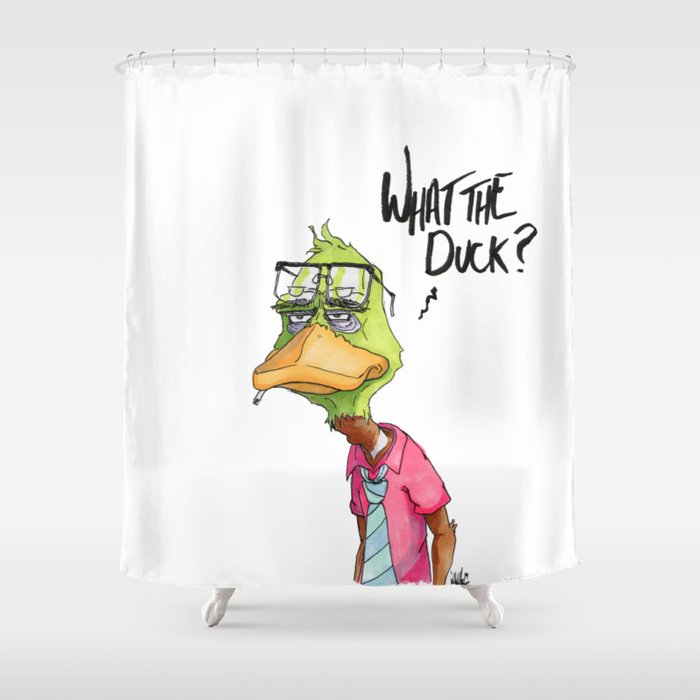 What the Duck? Shower Curtain