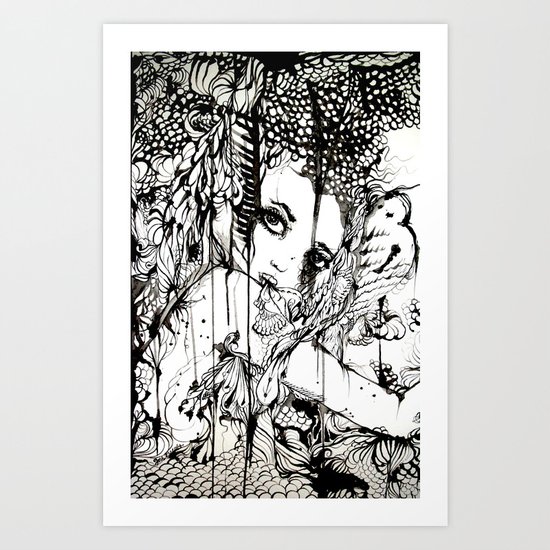 Ava Art Print