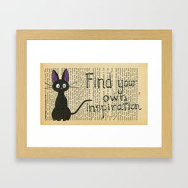 Find Your Own Inspiraton Framed Art Print