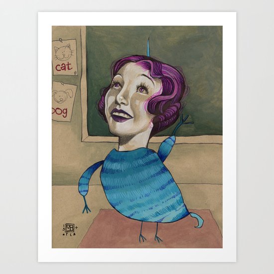 RAISE YOUR HAND Art Print
