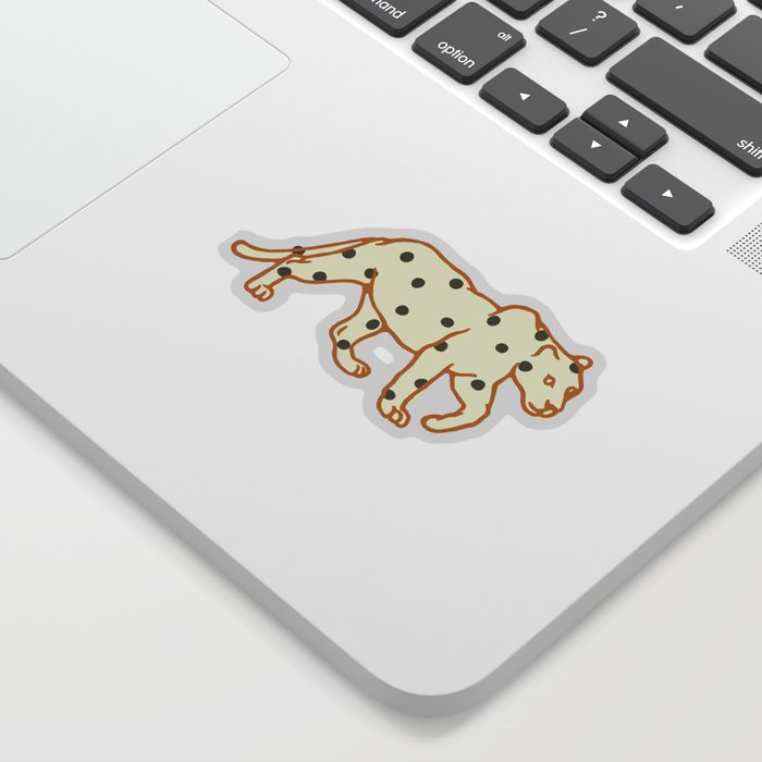 Leopard at Night Sticker