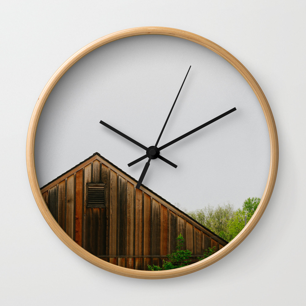 Cabin Season Wall Clock By Tinacrespo Society6