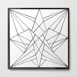 Donzi Geometry .1 Metal Print
