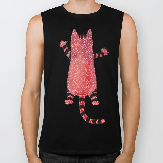 Red cat Biker Tank
