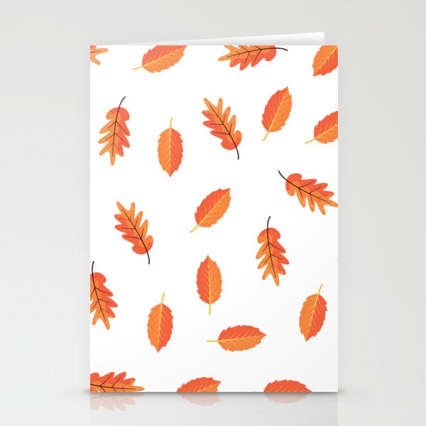 Thanksgiving Autumn Leaf  Stationery Cards
