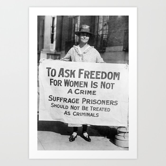 Freedom For Women is Not a Crime Art Print