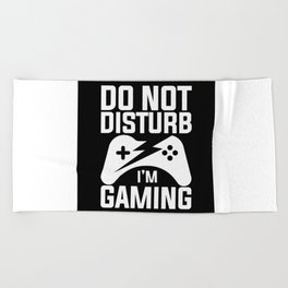 Gaming Gamer Video Game Console Beach Towel