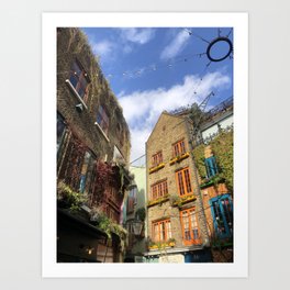 Colourful Buildings in Covent Garden Art Print