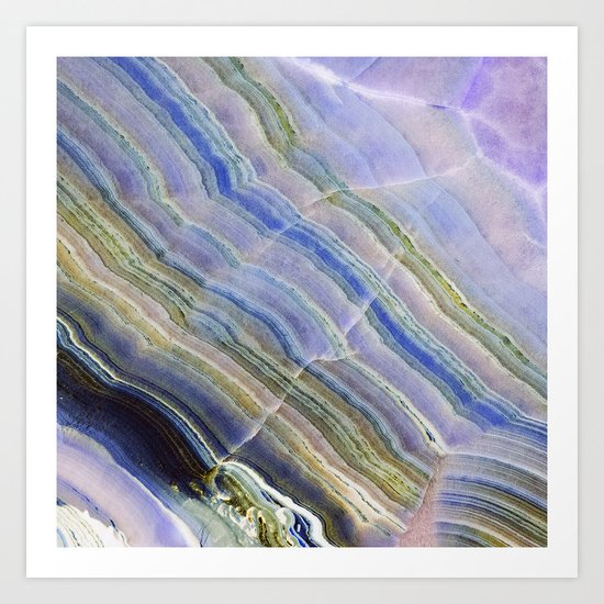 Pastel Onyx Marble II Art Print
