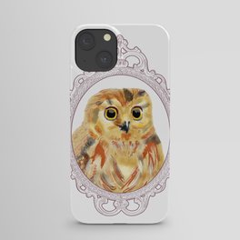 A Portrait of an Owl iPhone Case