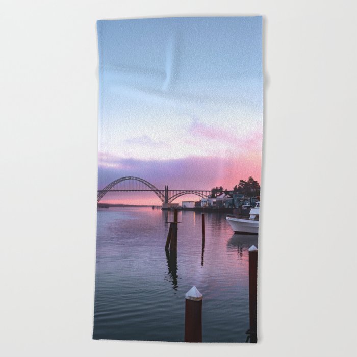 Sunset on the Coast | Travel Photography Beach Towel