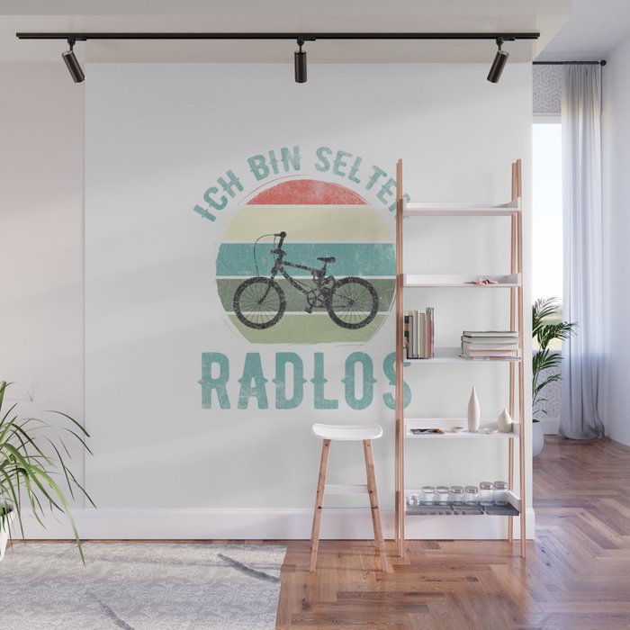 I Am Rarely Bikeless - Bicycle Wall Mural