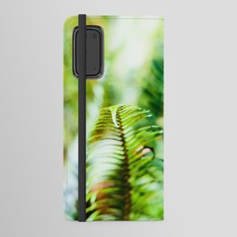 Fern foliage.  Android Wallet Case
