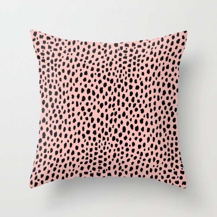 Dalmatian print throw discount pillow