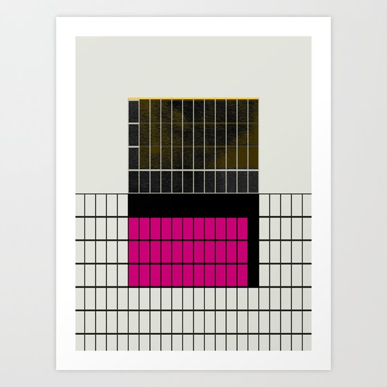 minimal geometry 2 Art Print