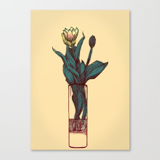 Tulip Vase Canvas Print