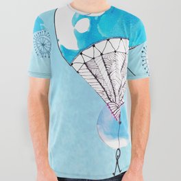 Viaje en Globo All Over Graphic Tee