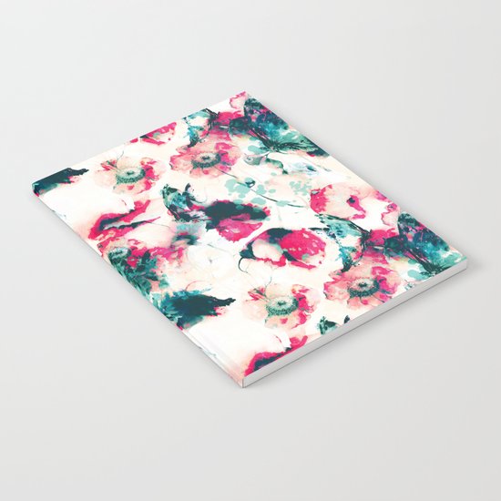 Poppies & Butterflies Notebook