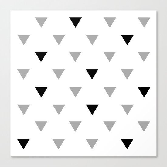black triangles Canvas Print