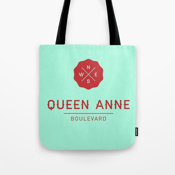 Queen Anne Boulevard Tote Bag By Parksofseattle