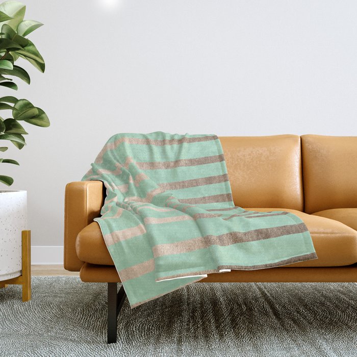Mint green throw blanket on sale