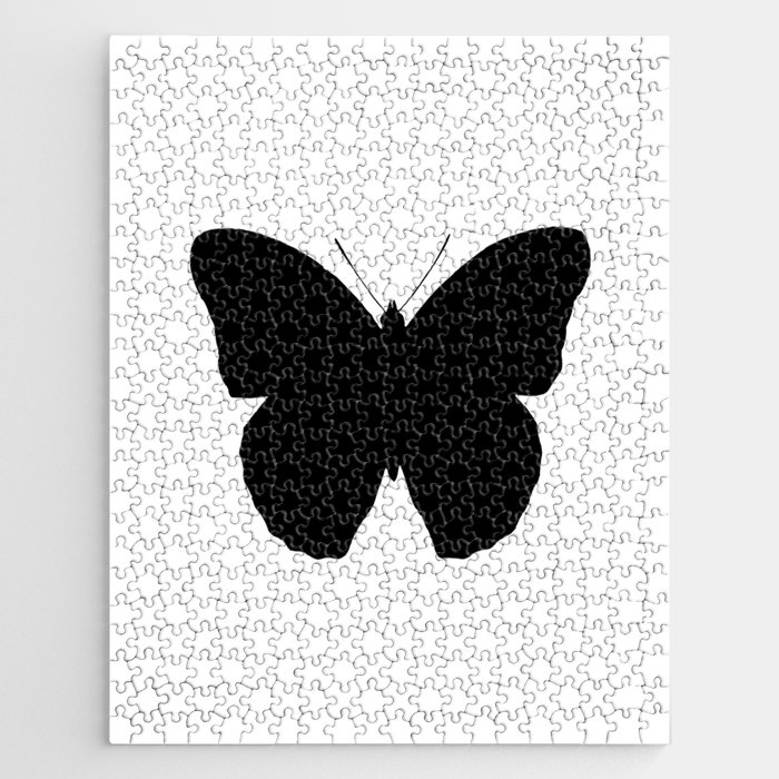 BUTTERFLY SILLOUETTE. Jigsaw Puzzle