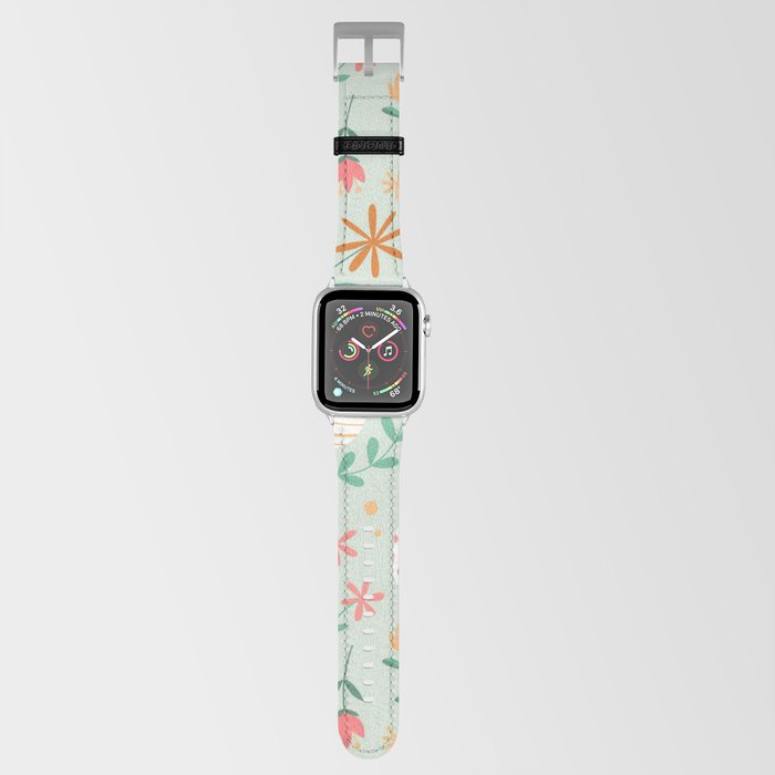 Happy Easter Egg Floral Collection Apple Watch Band
