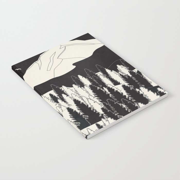 Line Wild Landscape 7 Notebook