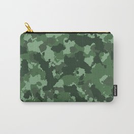 Classic green camo design. Carry-All Pouch