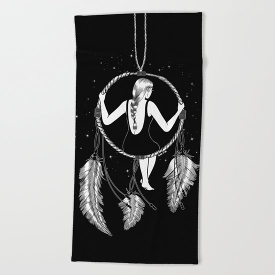 Dream A Little Dream of Me Beach Towel
