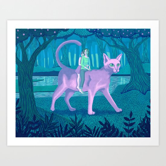 Paseo Art Print
