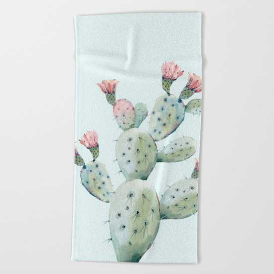 Cactus 1 Beach Towel