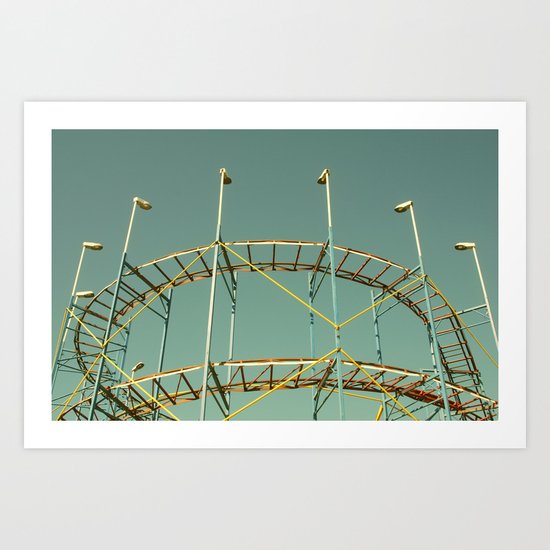 rollercoaster Art Print