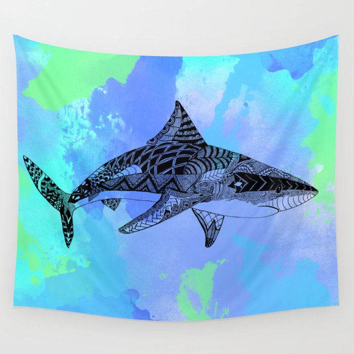 Shark Wall Tapestry